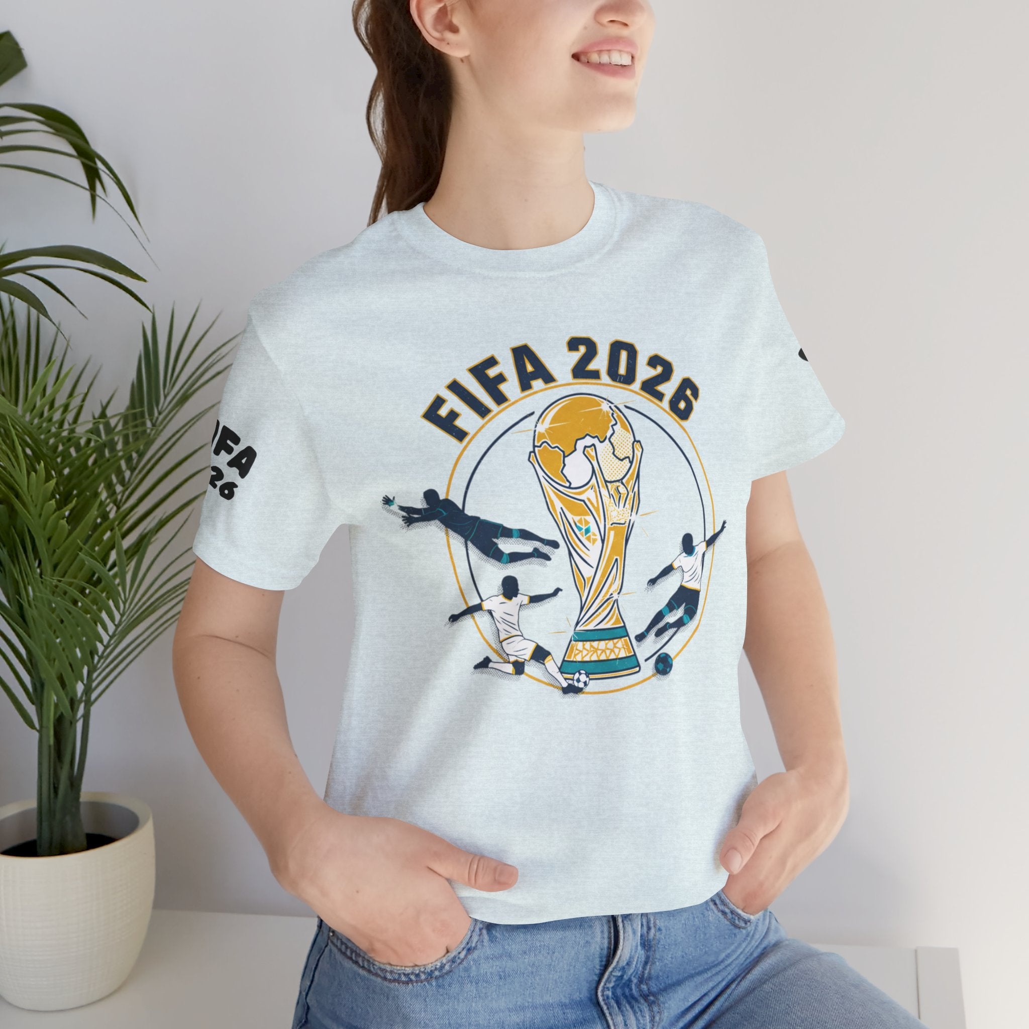 FIFA 2026 World Cup Soccer T-Shirt — For All World Fans