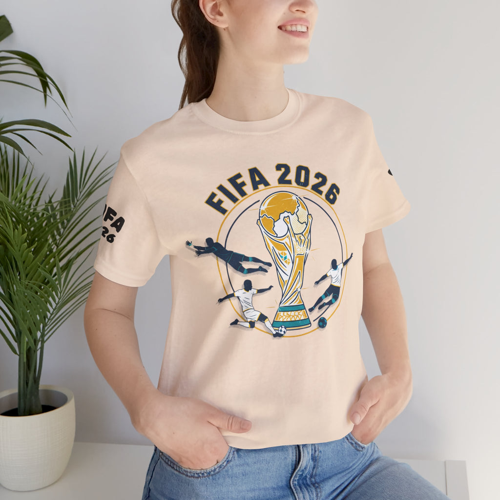 FIFA 2026 World Cup Soccer T-Shirt — For All World Fans
