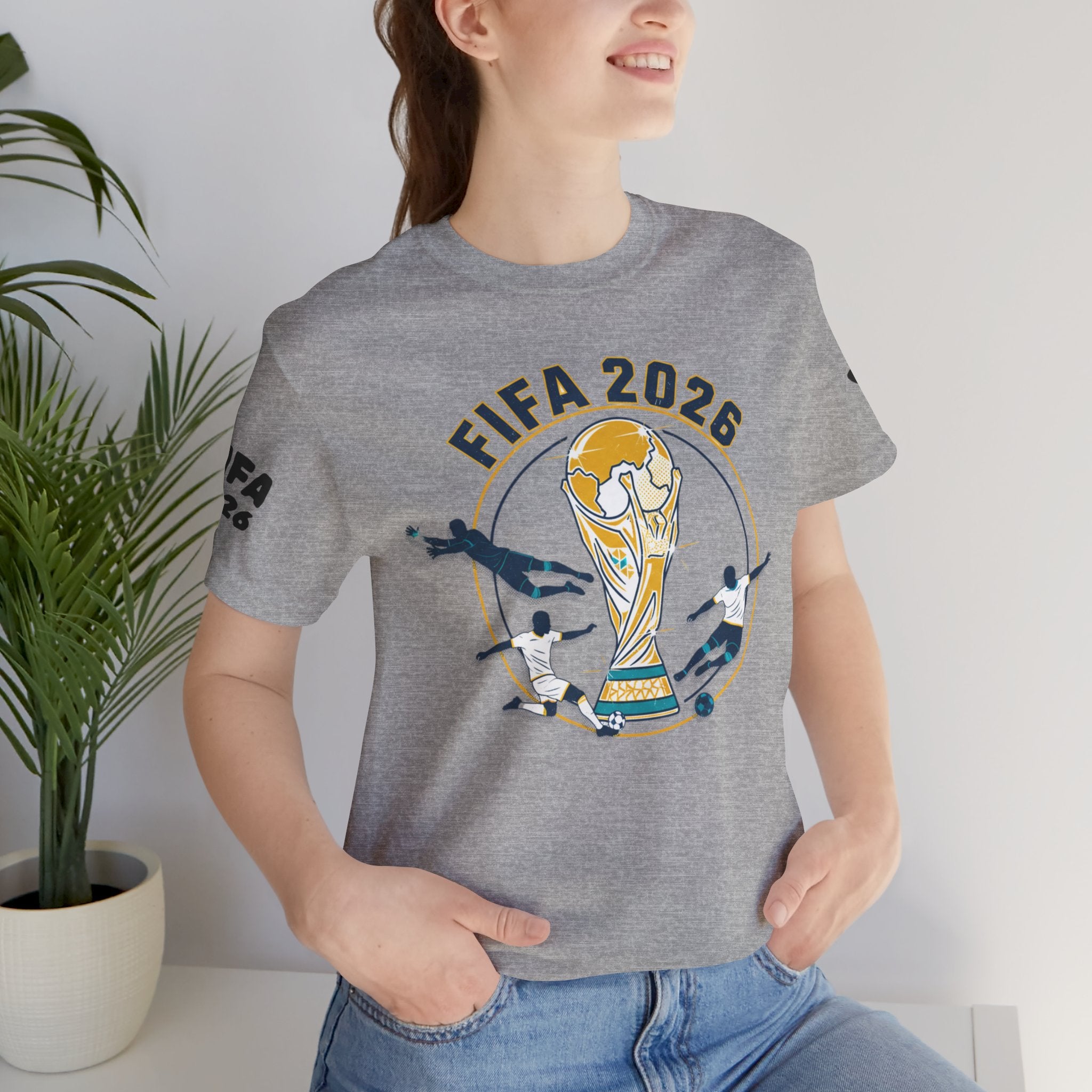 FIFA 2026 World Cup Soccer T-Shirt — For All World Fans