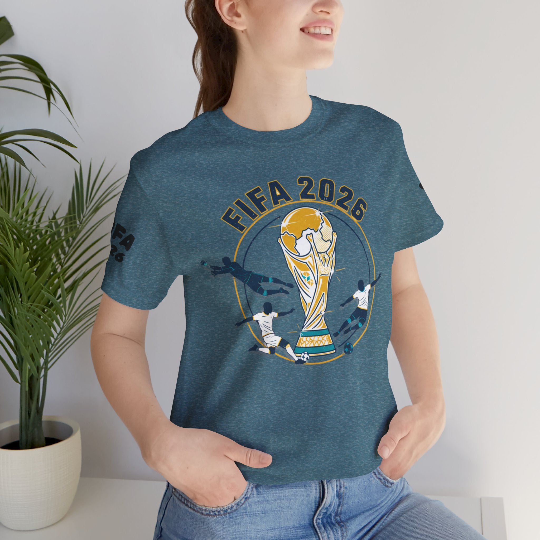 FIFA 2026 World Cup Soccer T-Shirt — For All World Fans