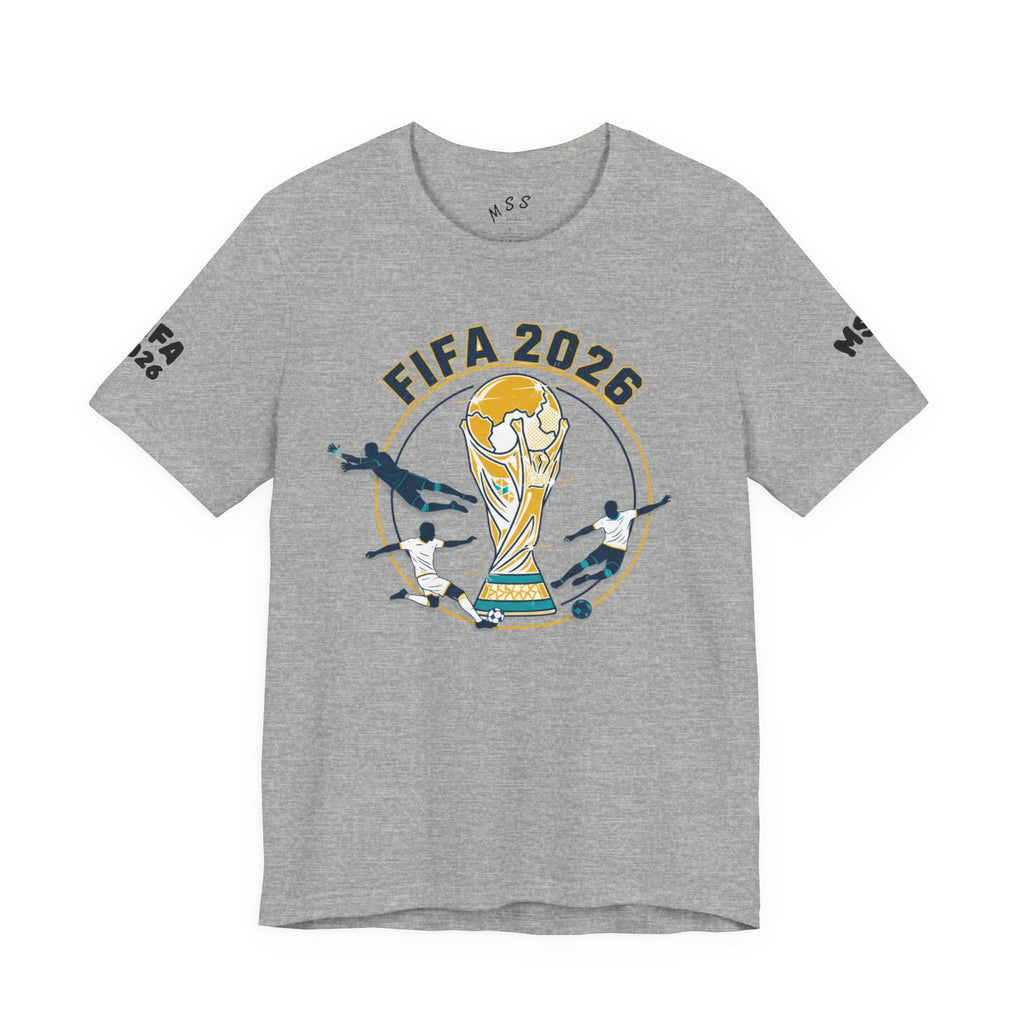 FIFA 2026 World Cup Soccer T-Shirt — For All World Fans