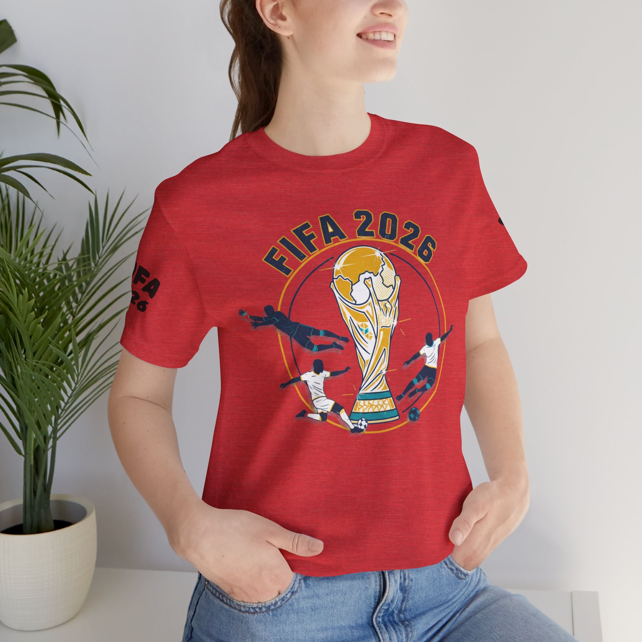 FIFA 2026 World Cup Soccer T-Shirt — For All World Fans