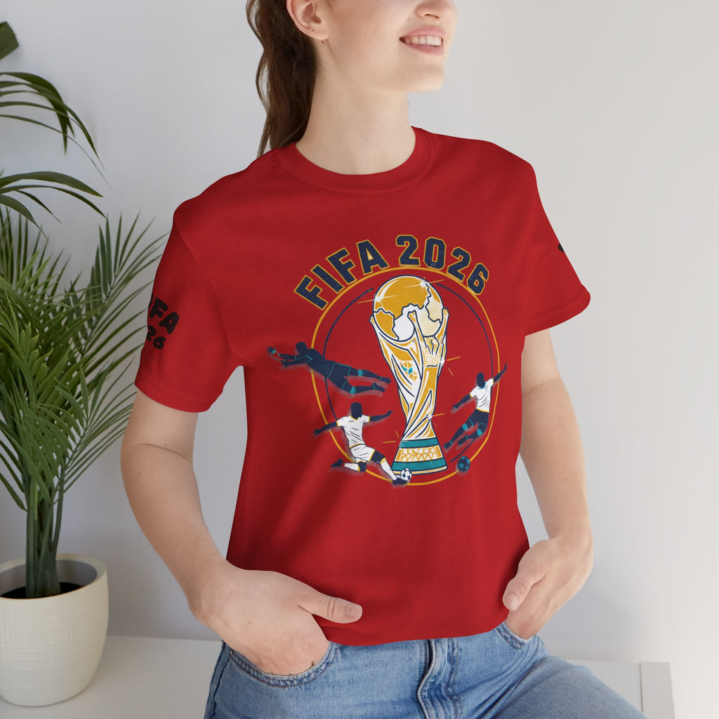 FIFA 2026 World Cup Soccer T-Shirt — For All World Fans